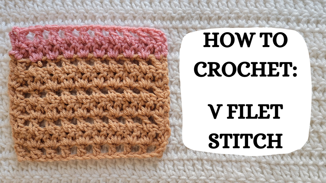Photo Tutorial – How To Crochet: V Filet Stitch!